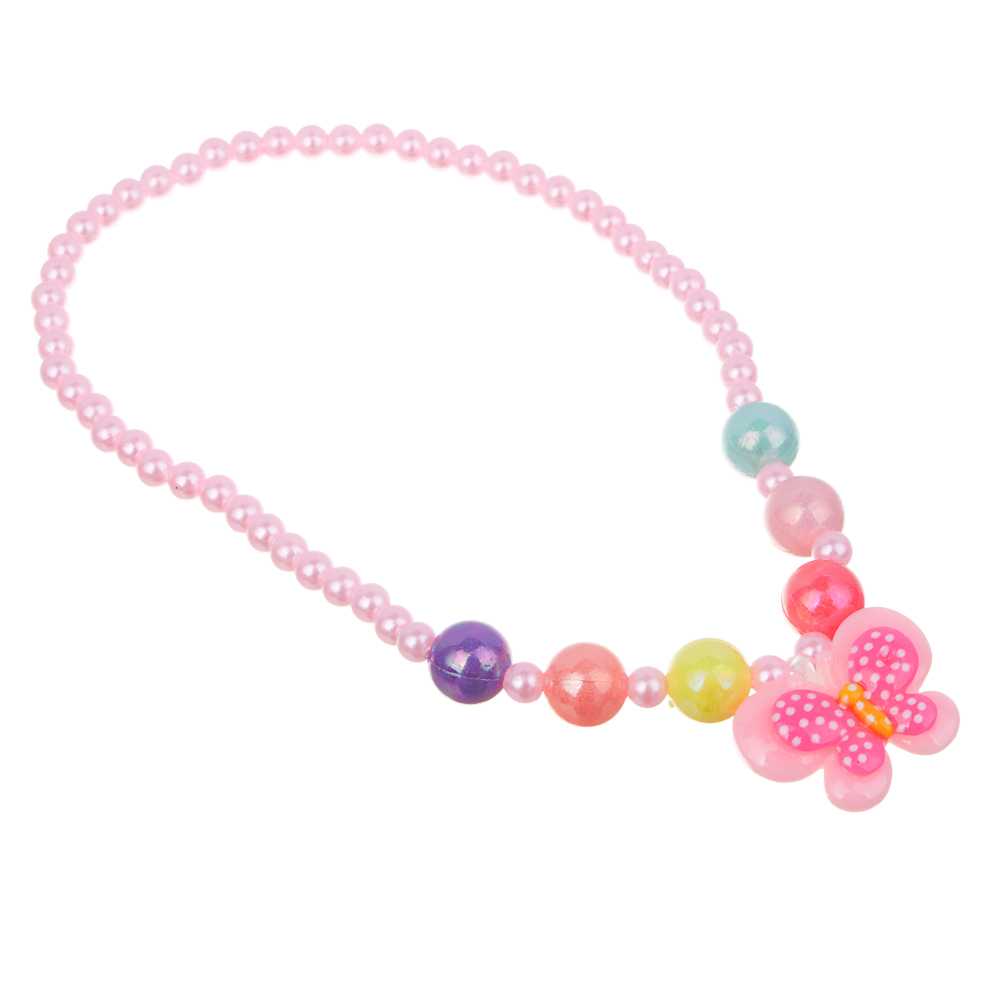 BY Русские супергерои Набор детской бижутерии в рюкзаке 19х14х5см: бусы, браслет, расческа, 3 диз. - #3