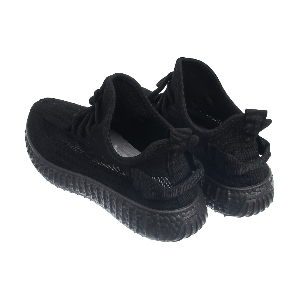 Кроссовки спортивные, р. 43, черные, полиэстер, ПВХ - #5