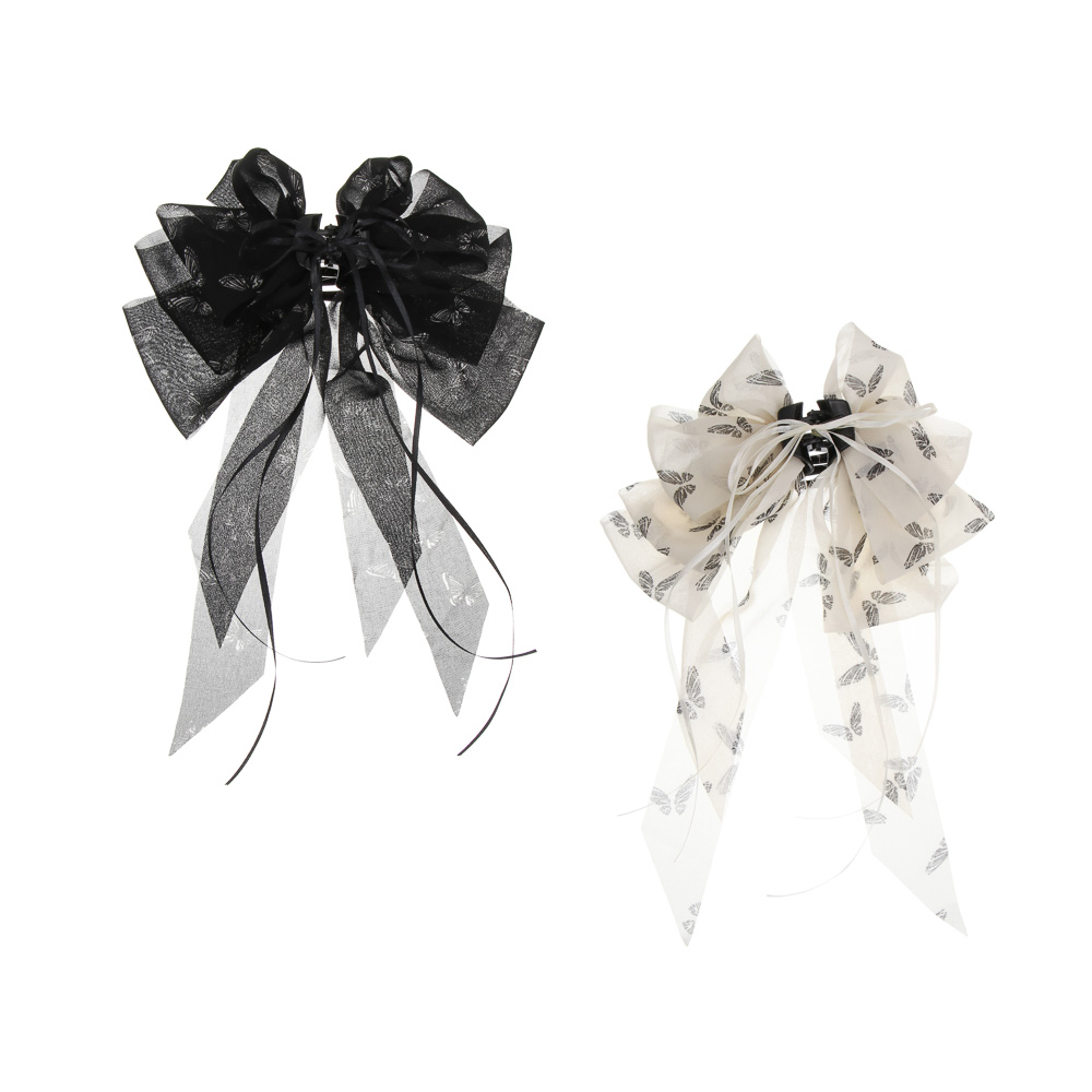 Краб-бант для волос, тм ЮНИLOOK, 4см, акрил, 2 цвета, #19 - #1