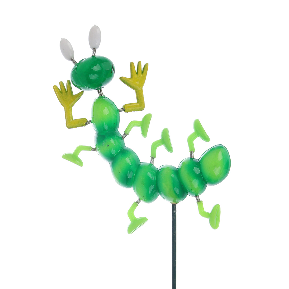 Фигурка на стержне "Гусеница" тм INBLOOM, 12х7х60см, пластик, металл - #5