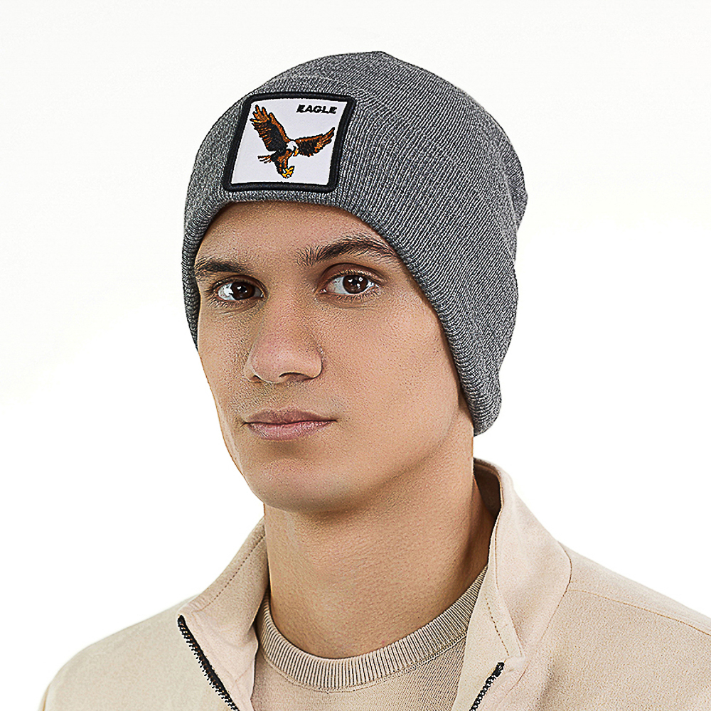 GALANTE Шапка взрослая с нашивкой, р-р 56-58, 6 дизайнов, СЗШ24-32 - #21