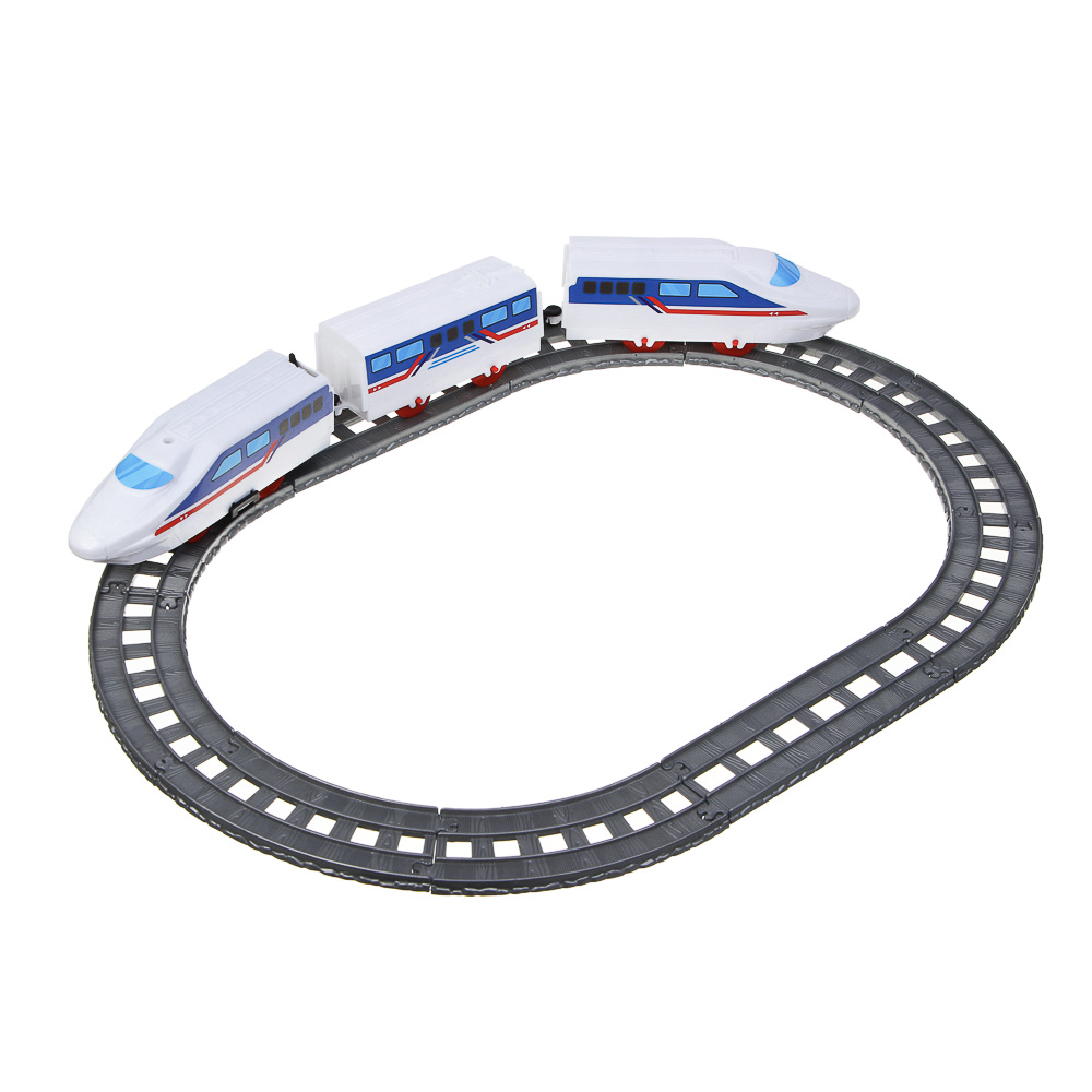 ИГРОЛЕНД Железная дорога "Скоростной экспресс", PP, PS, движение, 2хАА, 28х20х5см, 2 дизайна - #7