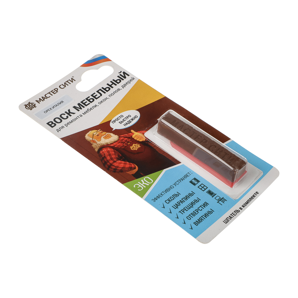 Воск мебельный мягкий, Орех Италия, 612 - #3