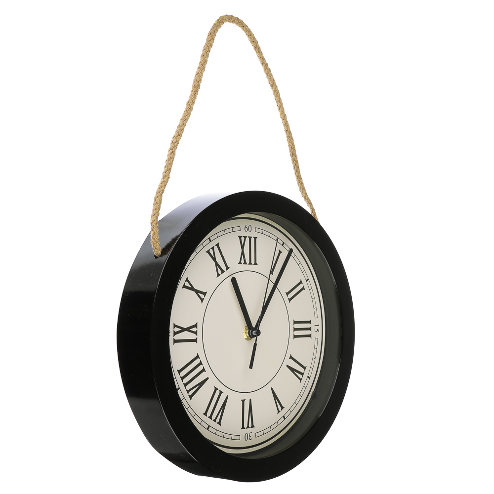 LADECOR CHRONO Часы настенные со шнуром, пластик, 25,4x25,4x4,2см, 1xАА, 2 цвета - #3