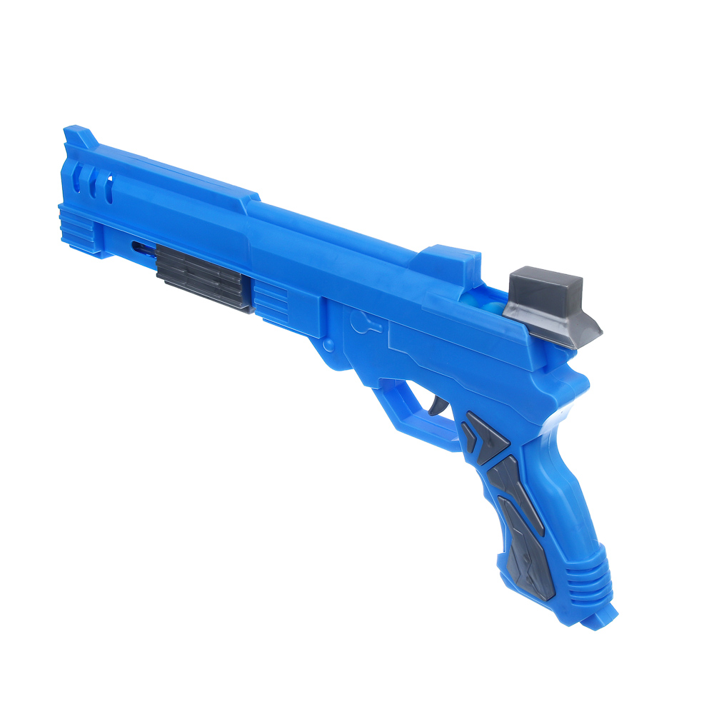 ИГРОЛЕНД Пистолет с шариками и пулями, ABS, PP, EVA, 37х3,5х24 см, 2 диз - #8