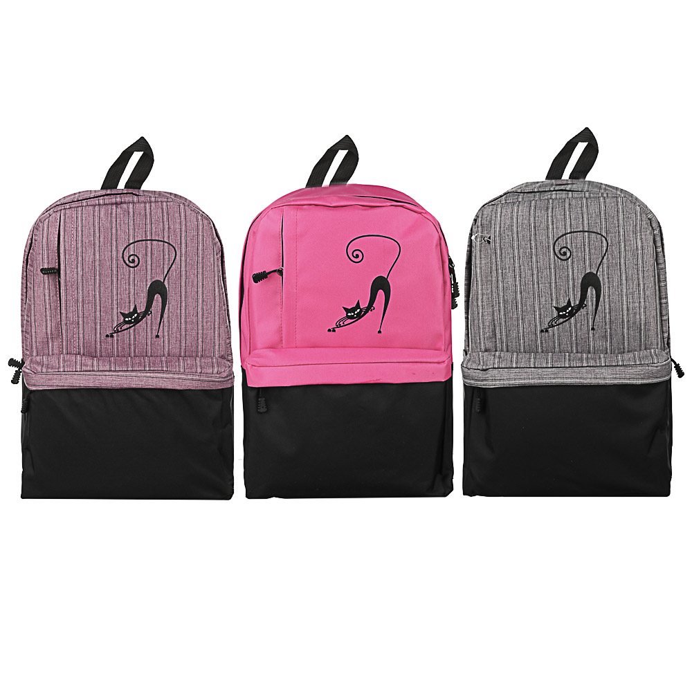 Рюкзак подростковый, 44x31x13см, 1отд, 1 карман, спинка из ЭВА, USB, полиэстер под ткань, 3 цвета - #2