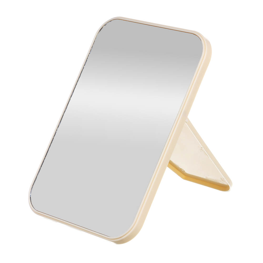 Зеркало настольное тм ЮНИLOOK, пластик, стекло, 20,5х14см, 2 цвета - #2