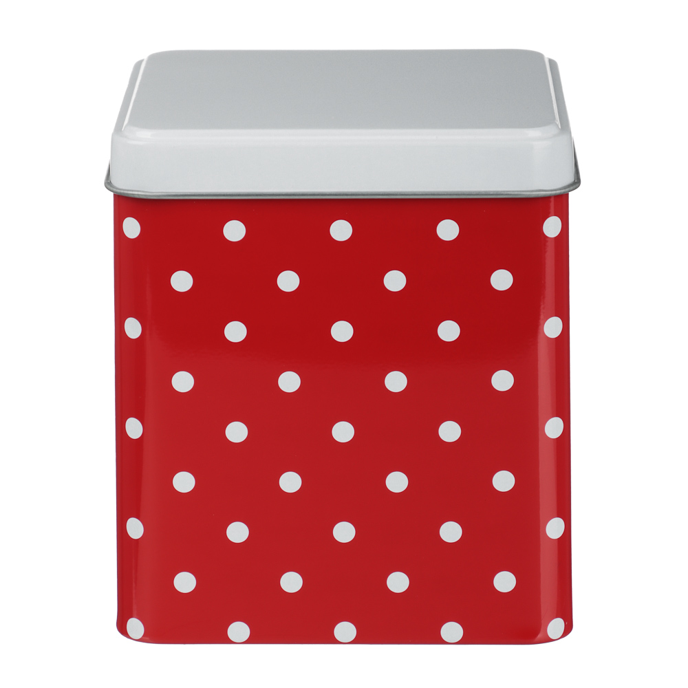 Банка для сыпучих продуктов тм VETTA, Горошек, 10x10x12см, жесть - #2