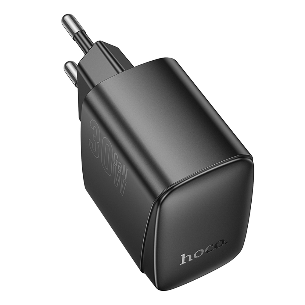 hoco. Зарядное устройство модель CS61A, USB+C 30W, цвет: черный - #3