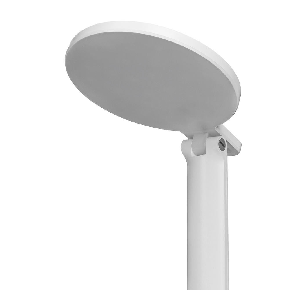 FORZA Лампа настольная складная, 28LED, питание USB, 7Вт, 500Лм, кабель 1.5м, диммер, пластик, белая - #6