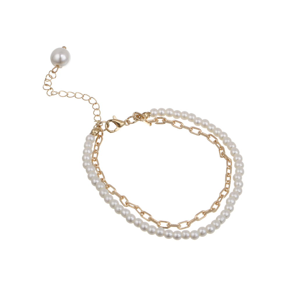 Браслет 15,5см, медь, стекло, 2 цвета, БЖ25-19 - #2