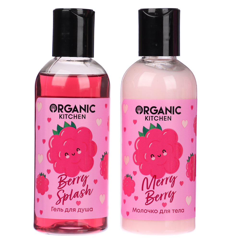 Подарочный набор женский ORGANIC KITCHEN:гель д/душа+молочко д/тела,2 вида,2х170мл - #3