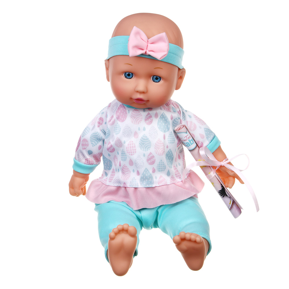 ИГРОЛЕНД Пупс 35 см, мягкое тело, с акс., звук, 3хAG13, PVC, ABS, PP, полиэстер, 33,5x12x26,5 - #5