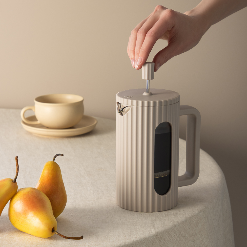 SATOSHI Форман Френч-пресс 600мл, жаропрочное стекло - #12