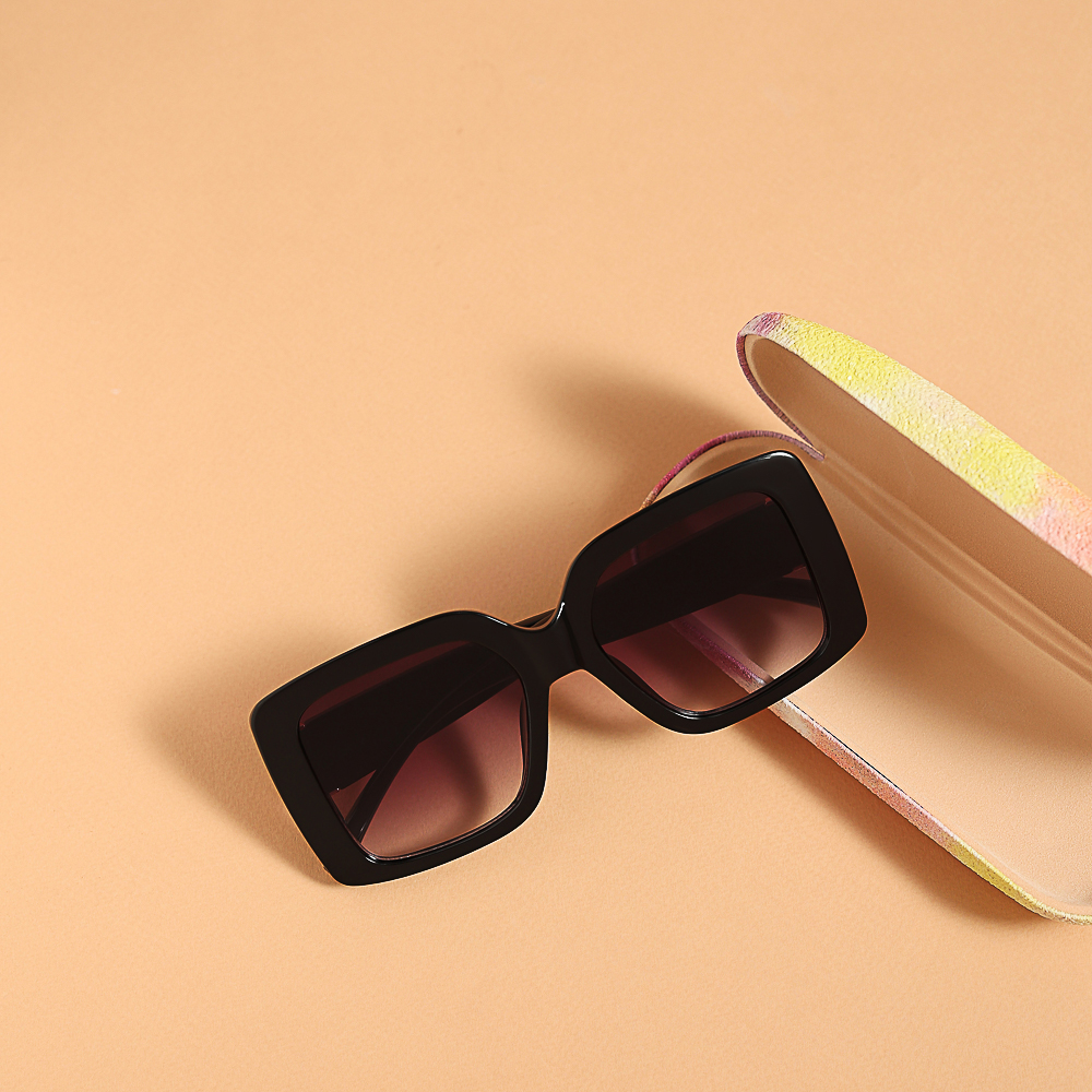 GALANTE Очки солнцезащитные, пластик, 150x50мм, черные, арт.24-26 - #5