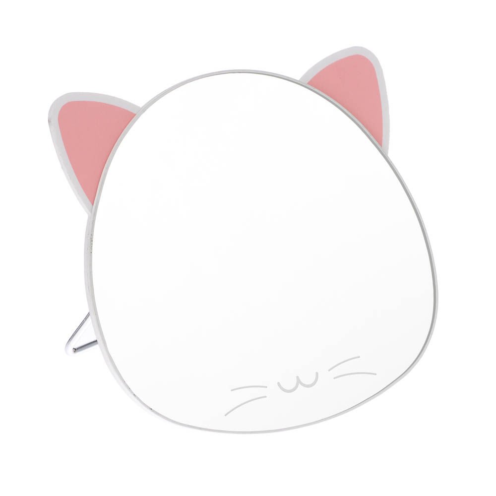 Зеркало настольное тм ЮНИLOOK, металл, стекло, пластик, 16x14,5см, 3 цвета - #1