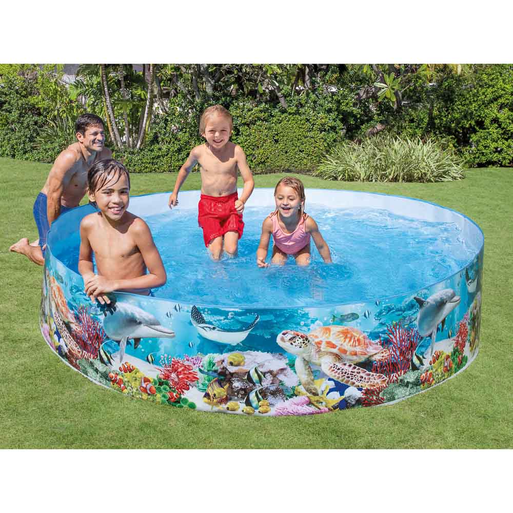 INTEX Бассейн 244х46см, коралловый риф снапсет, от 3 лет, 58472NP - #2