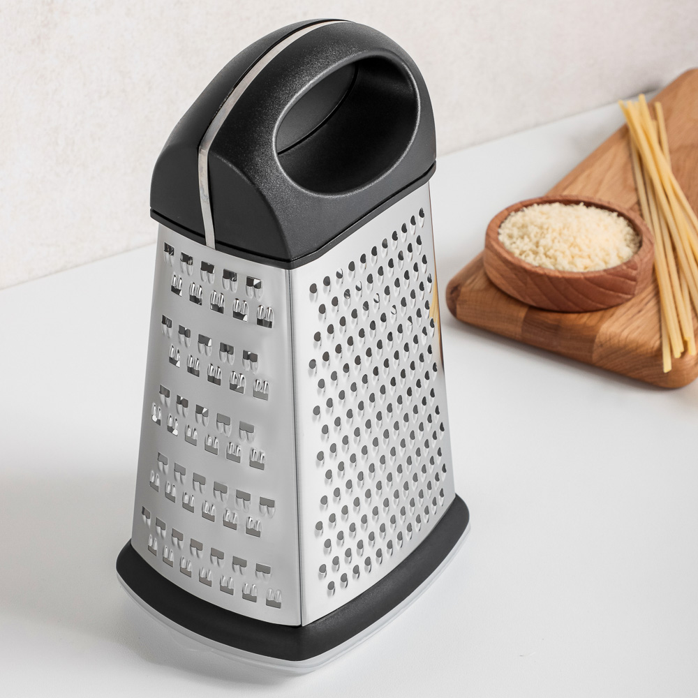 VETTA Терка 4-х сторонняя с контейнером 23см, нерж. сталь, FG0426-9SB - #13