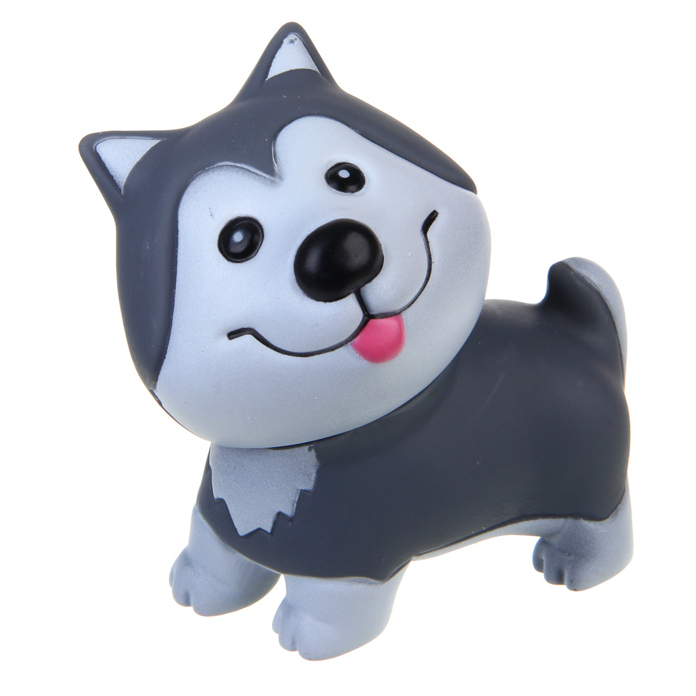 ИГРОЛЕНД Фигурка с наклейками и акс. "Любимый щенок", PP, TPR, PVC, 13,8х6,5х14 см, 2 диз. - #6