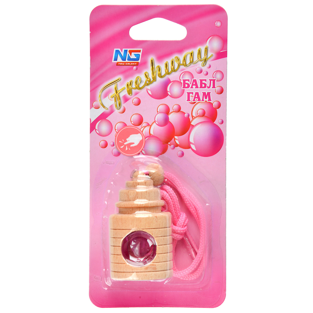 Ароматизатор подвесной New Galaxy "Freshway", bubble gum - #1