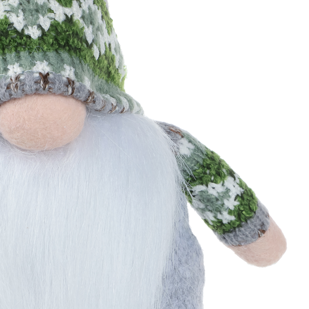 СНОУ БУМ Фигура декоративная "Гном" 42,5 см, полиэстер, 2 дизайна - #3