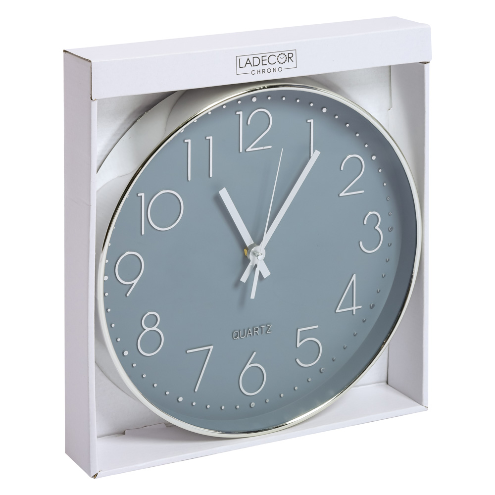 Часы настенные Ladecor chrono, цвет серый - #3