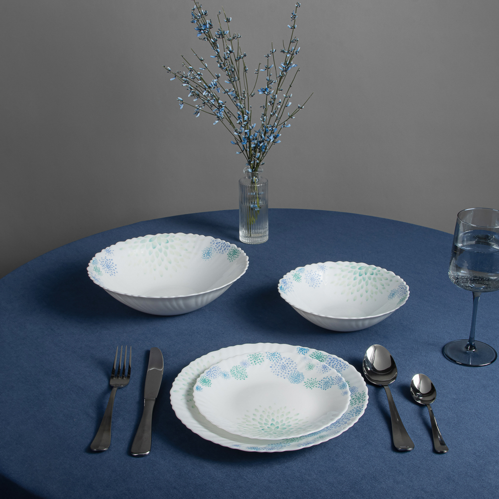 MILLIMI Асиано Набор столовой посуды 19 пр., опаловое стекло - #7