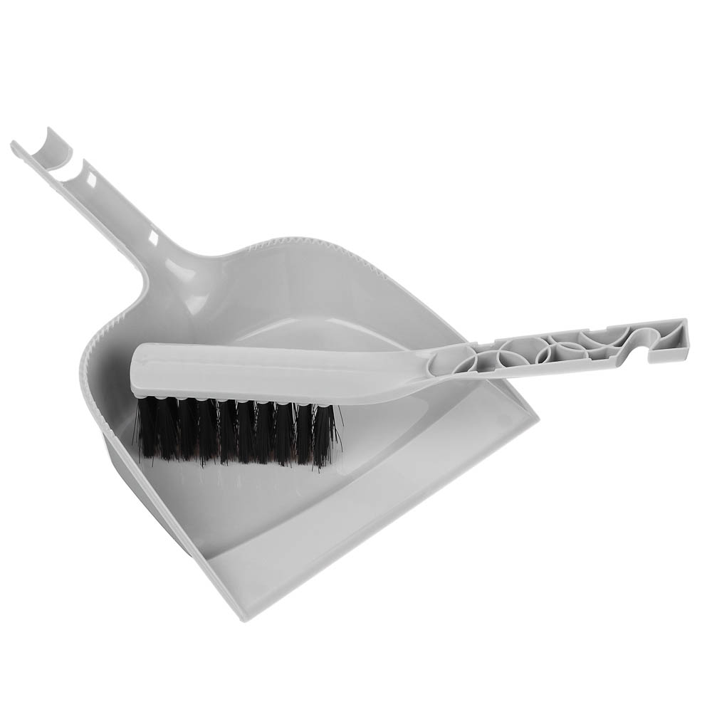 Набор для уборки с щеткой и совком тм VETTA Практик, пластик, 29х19,5х6см - #11