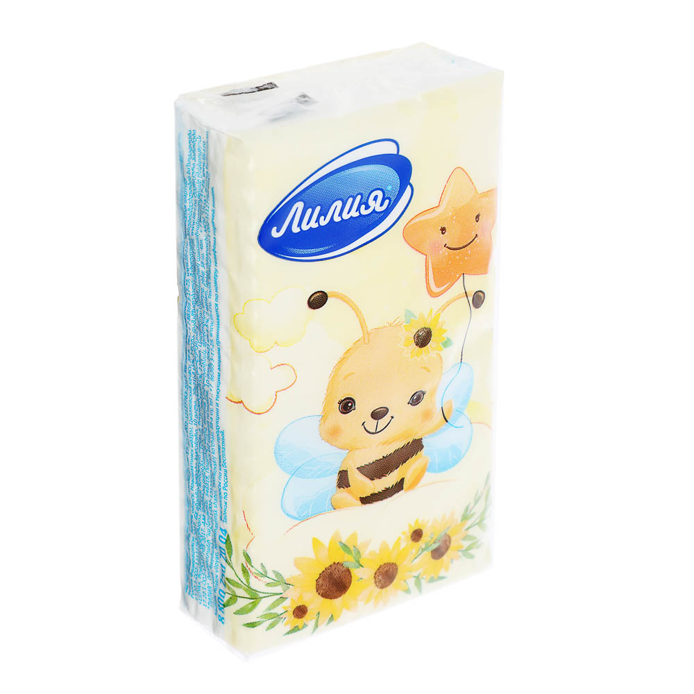 Платочки бумажные Лилия, 2 слоя, 10шт - #7