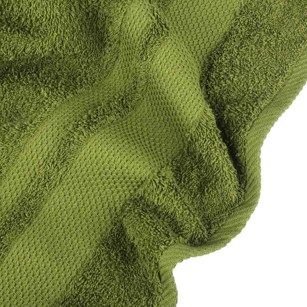 Полотенце махровое PROVANCE Наоми 70х130см, 100% хлопок, темно-зеленый - #5