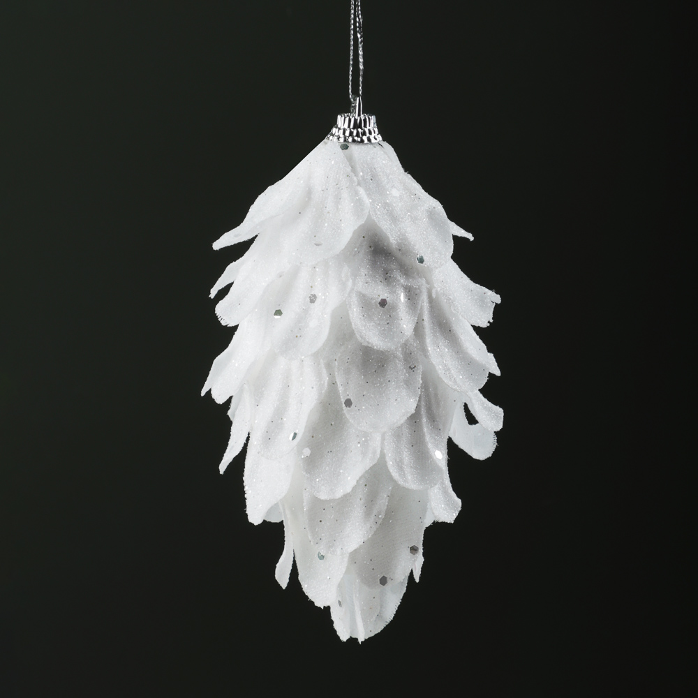 СНОУ БУМ Набор декоративных украшений 8 см 3 шт, пенопласт, полиэстер - #5