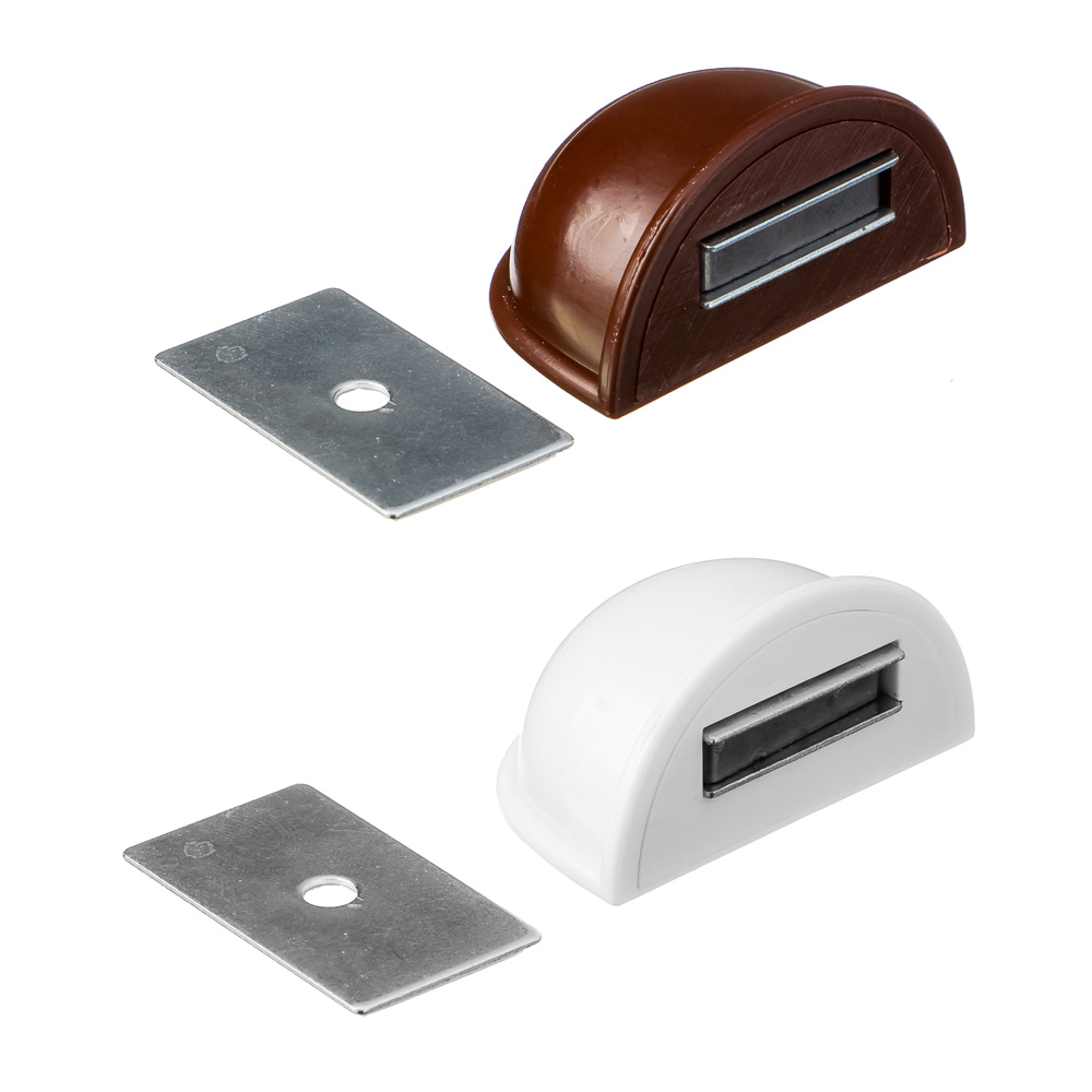 Стопор дверной тм VETTA, 2,5х5см, магнитный, пластик, металл, 2 цвета - #1