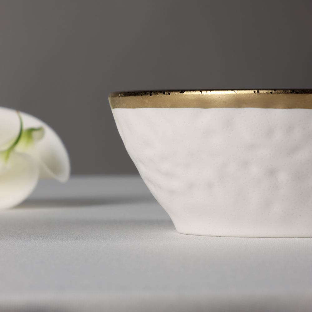 MILLIMI Романс Салатник, 500мл, 15х14х5,5см, фарфор, белый - #7