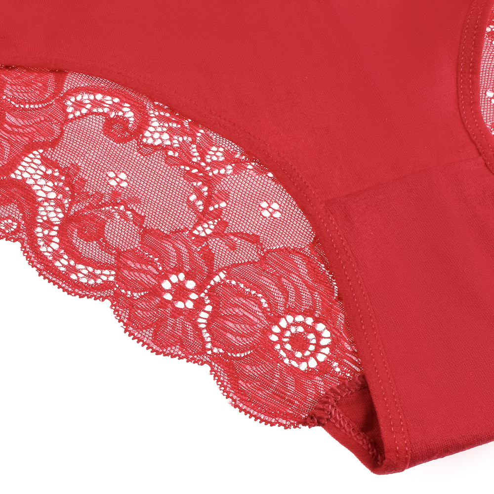 Трусы женские с кружевом, р.48-50, 95% хлопок, 5% спандекс, Cotton #9922 - #4