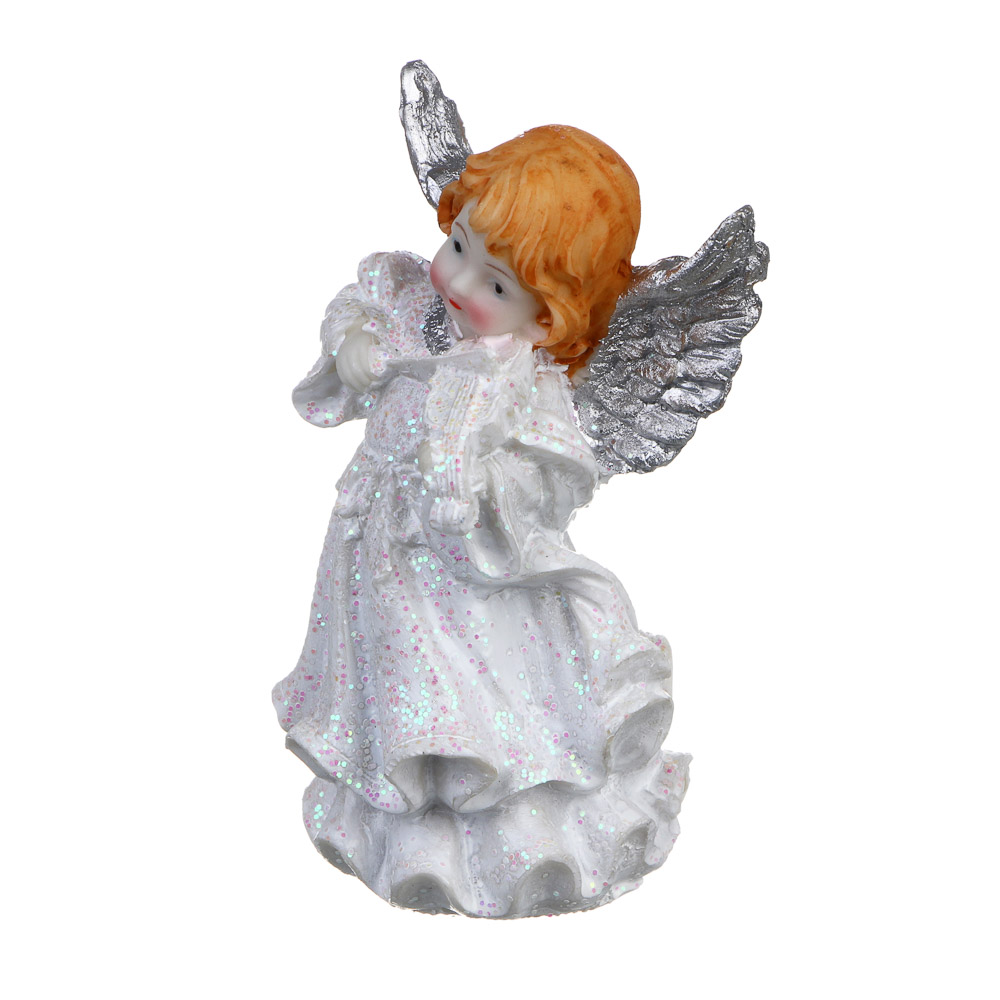 СНОУ БУМ Фигурка "Ангел" 6-6,5x4,5x10см, полистоун, 2 дизайна - #7