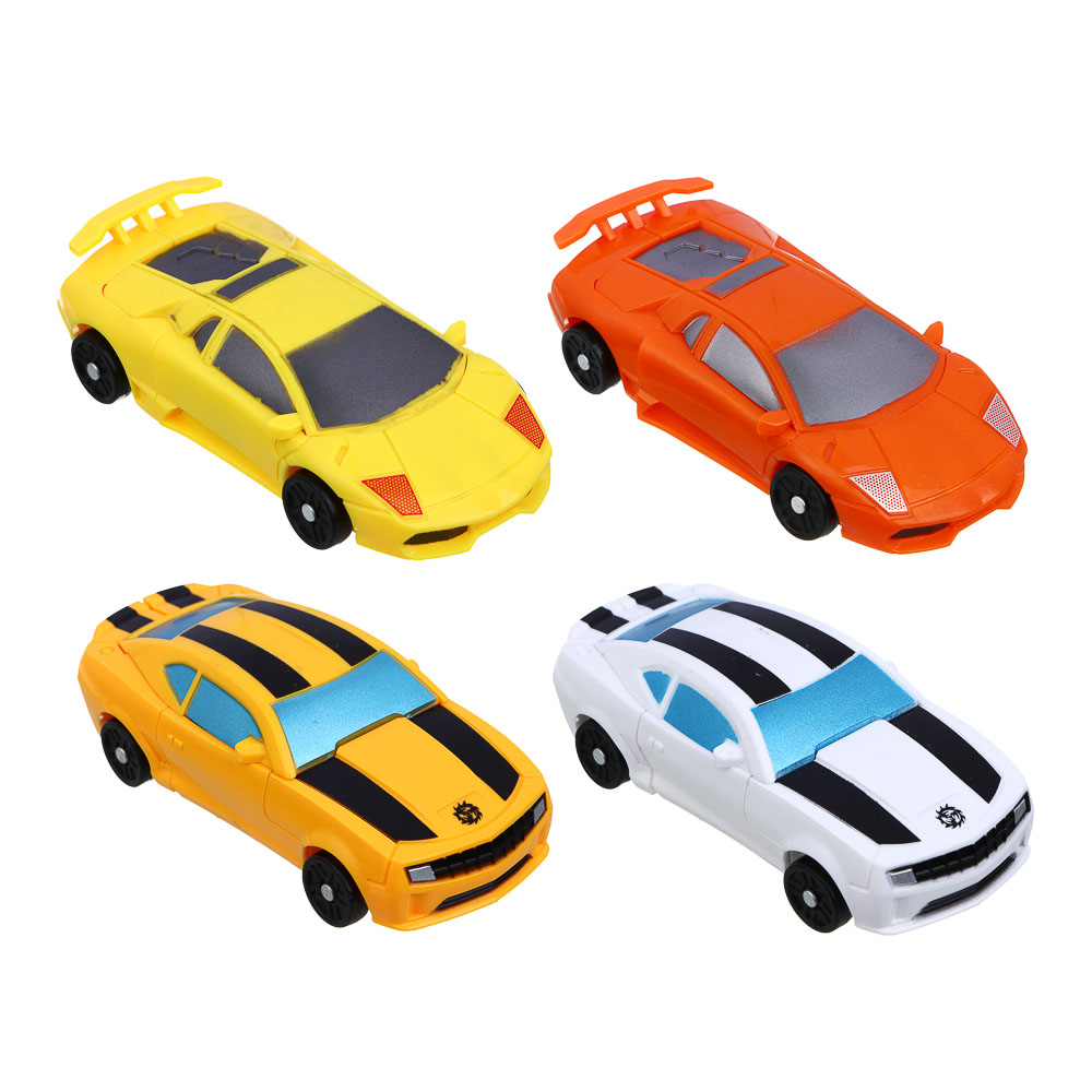 ИГРОЛЕНД Робот трансформирующийся "Герой города", высота 11 см, ABS, 10,5х3,7х19 см, 4 дизайна - #3