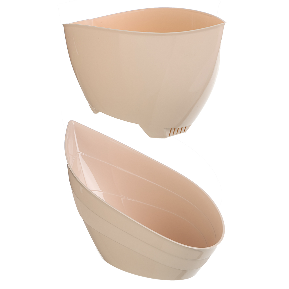 Кашпо "Гармония" 1,5л, полипропилен, пудровый - #3