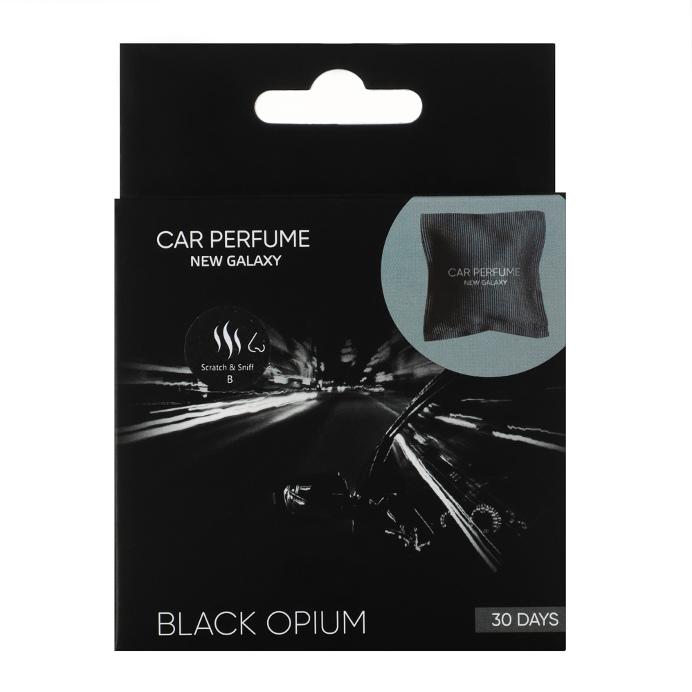 NEW GALAXY Ароматизатор саше в автомобиль, 13гр. Black Opium - #7