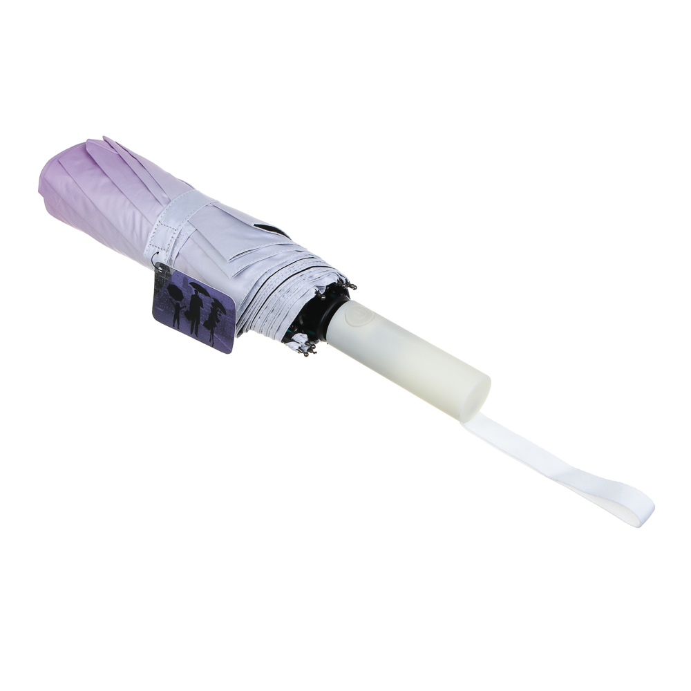 Зонт автомат, усиленный, стекловолокно, металл, пластик, ПЭ, винил, d103см, 10 спиц, 4 цвета, #2 - #8