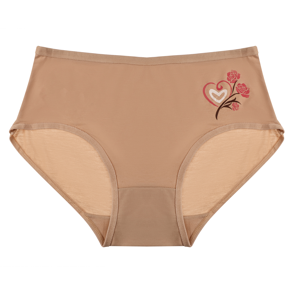 Трусы женские макси с принтом, р.50-52, 95% хлопок, 5% спандекс, Cotton #6001 - #8