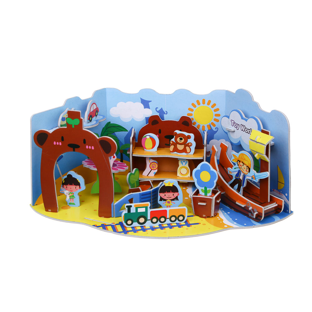 ХОББИХИТ Набор для творчества "Домик мечты", 21х28,5см,EPS, бумага, 4 дизайна - #6