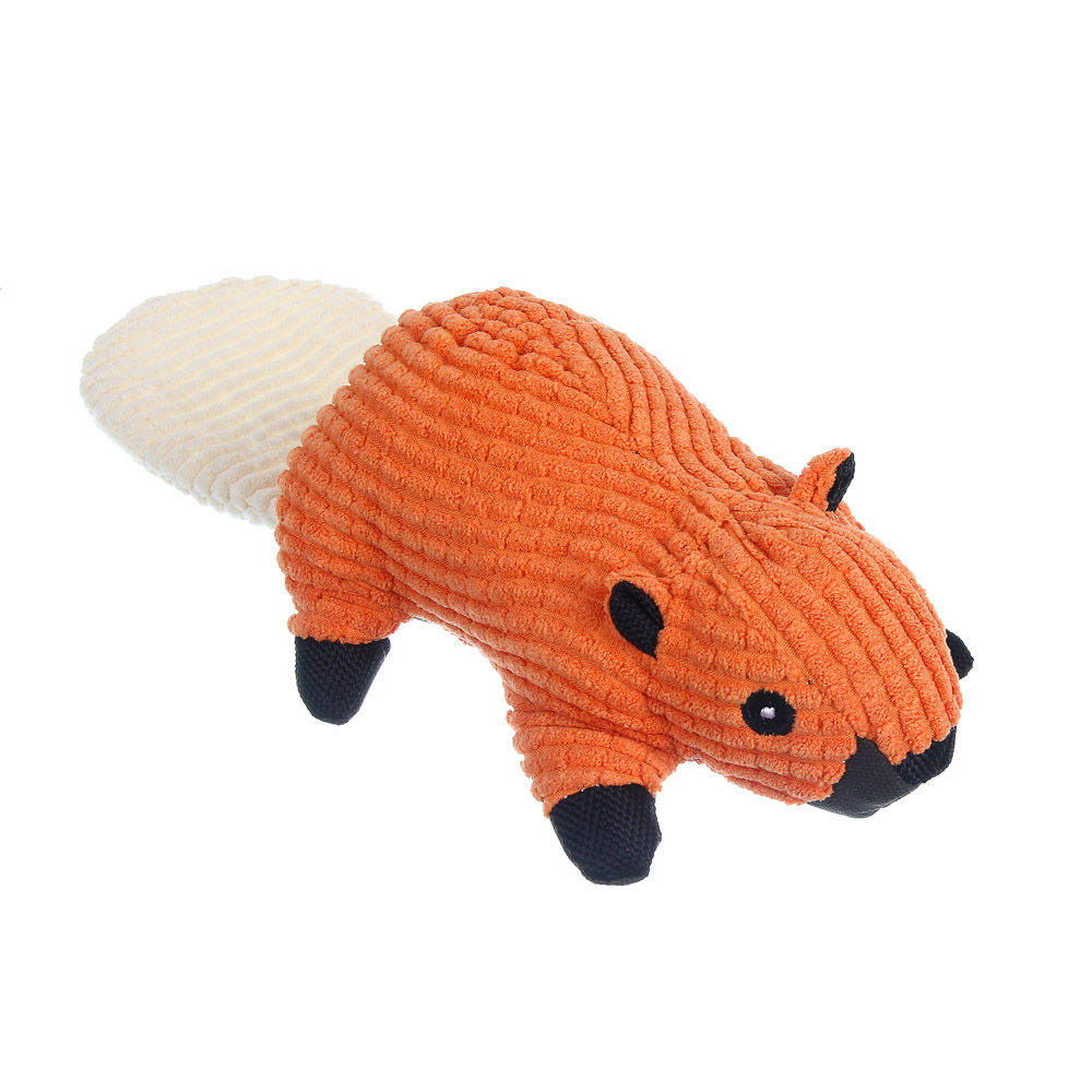 Игрушка для собак, тм VETTA, с пищалкой, бобер, п/э, 29*13см - #2