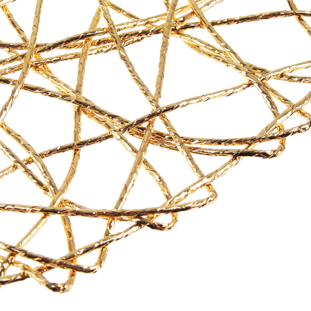 VETTA Салфетка декоративная круглая "Плетение", ПВХ, d38см, 2 цвета - #3