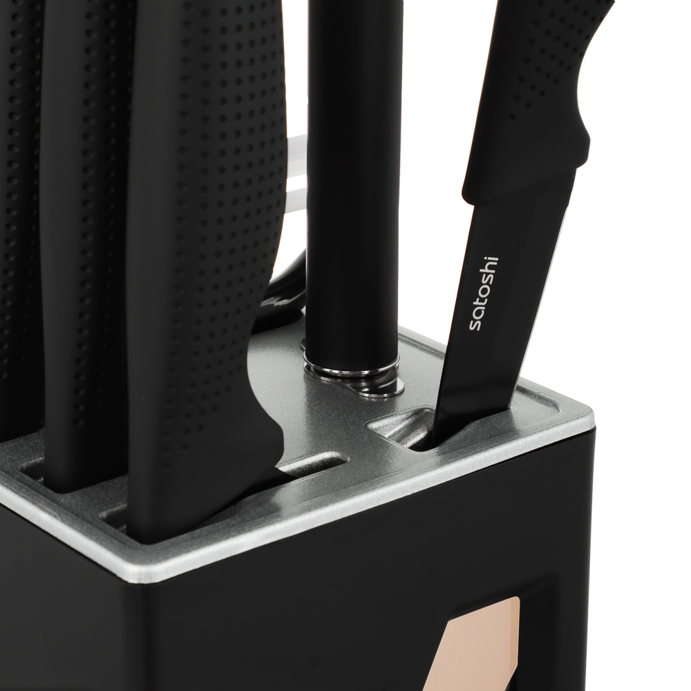 SATOSHI Торонто Набор ножей кухонных 8пр, на подставке - #4