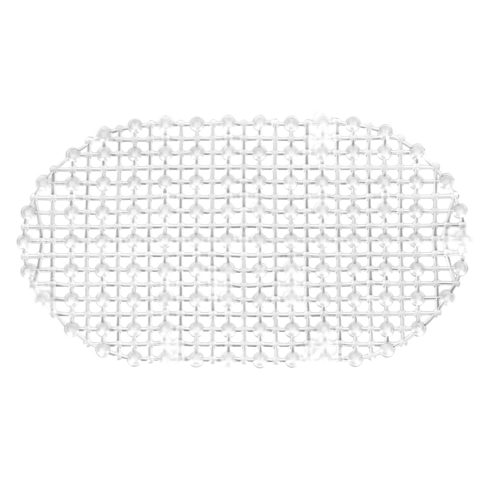 Коврик противоскользящий тм VETTA Симпл, ПВХ, 63x34 см, прозрачный - #2