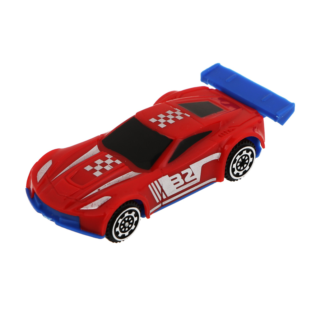 ИГРОЛЕНД Автовоз с двумя машинками, ABS, 16,5х7,2х5 см, 3 дизайна - #9