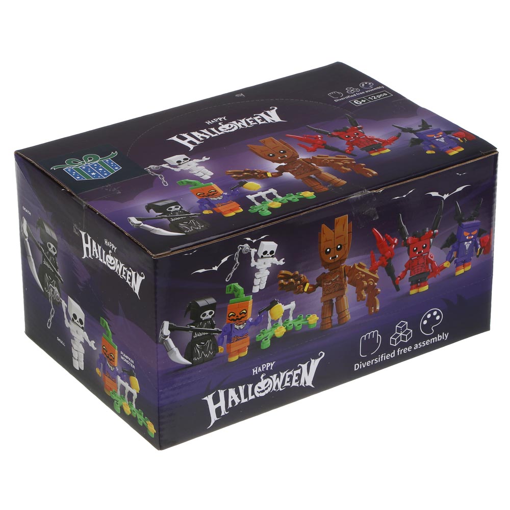 ИГРОЛЕНД Конструктор "Страшилки", 29-39 дет., 8х3,7х12 см, ABS, 4 вида - #4