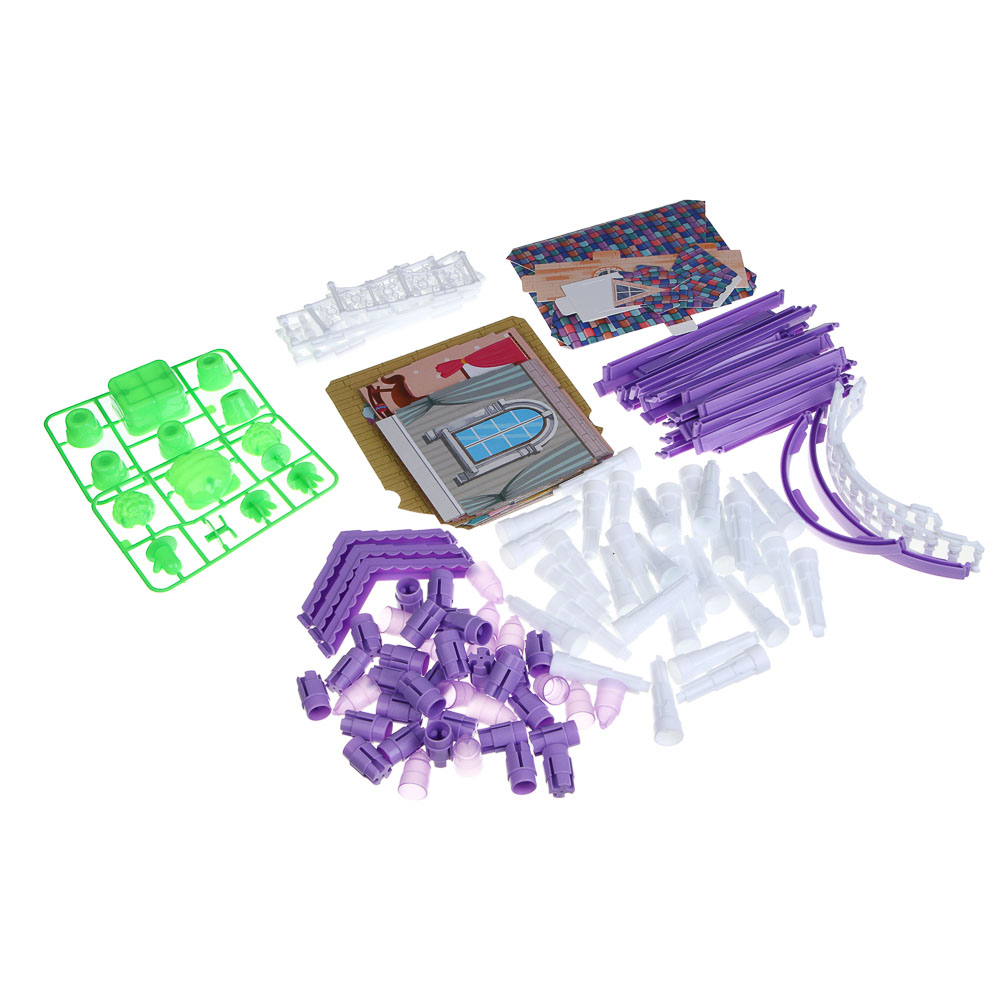 ИГРОЛЕНД Дом для куклы с акс. питомцами и куклой, ABS, PP, полиэстер, 30х8х23 см - #3