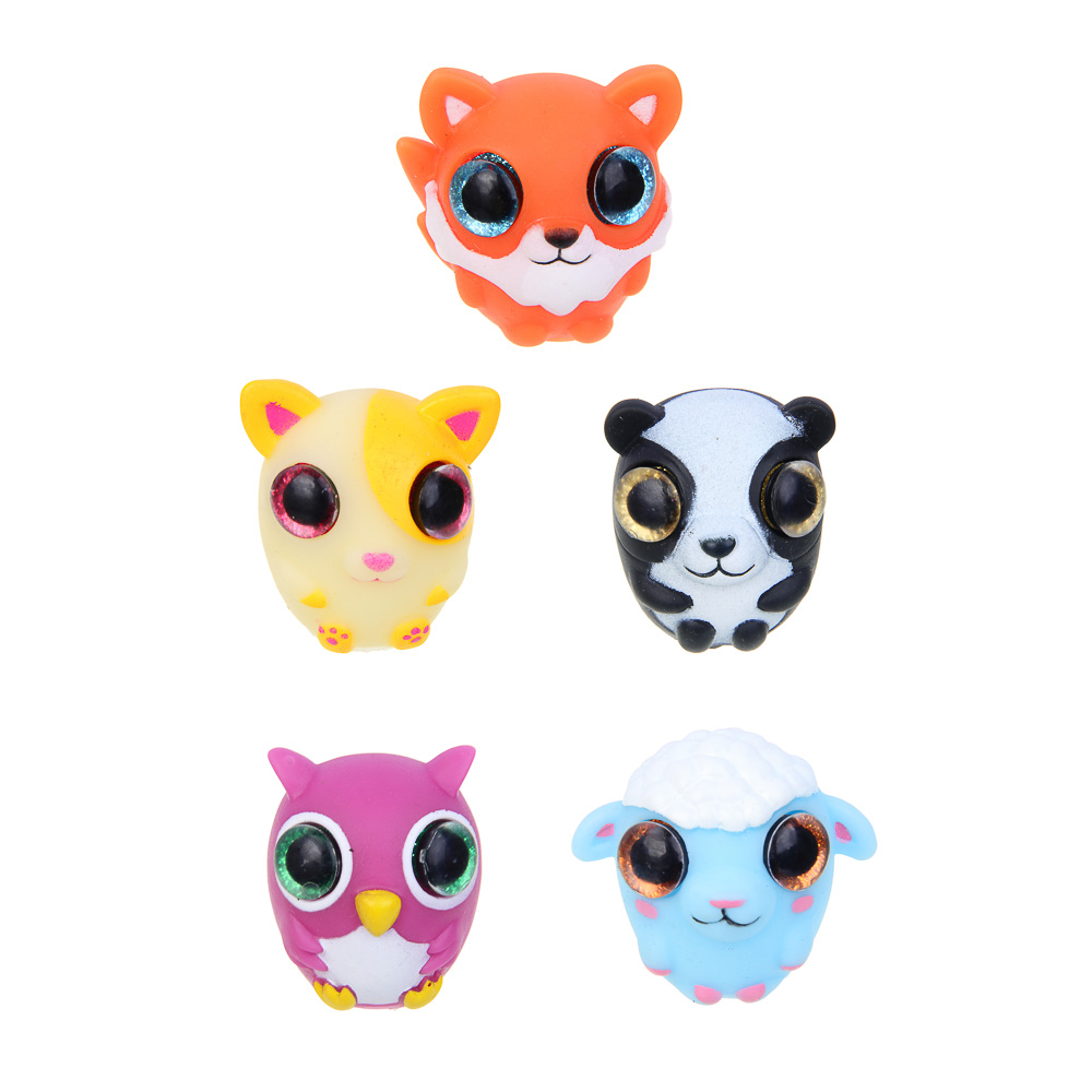 ИГРОЛЕНД Игрушка-сюрприз «Животные с блестящими глазками», PVC, 4,5см, 5 дизайнов - #2