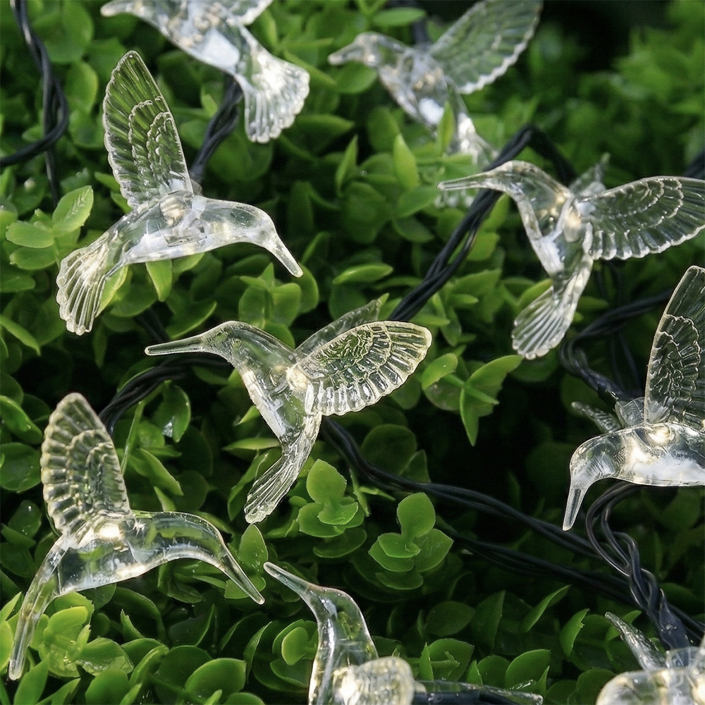 Гирлянда на солн. батар. тм INBLOOM Колибри, 7м, 20LED, шампань, AA600mAh Ni-MH,2 реж.,ABS,PVC,PS - #7